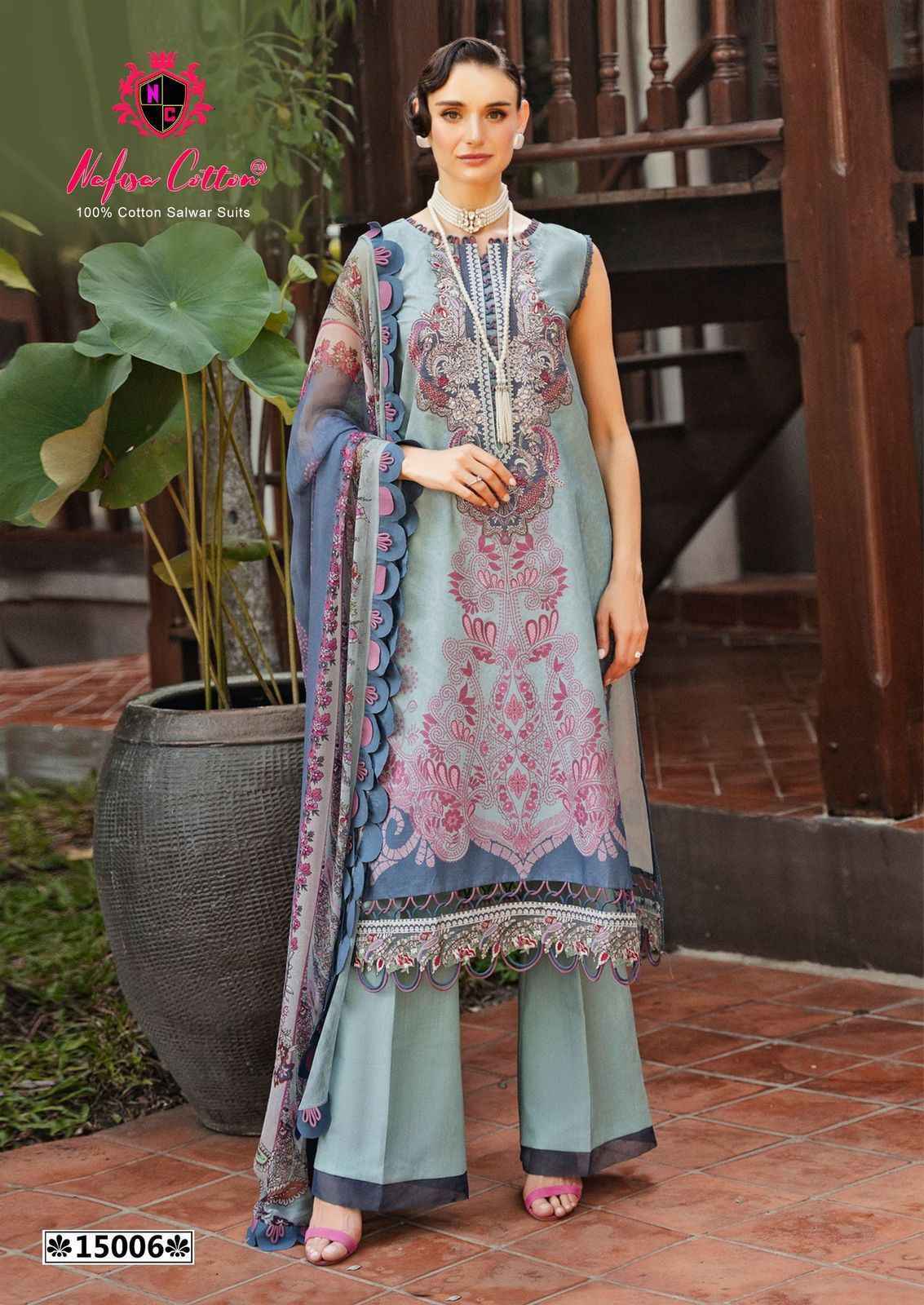 Nafisa Cotton Monsoon Vol 15 Cotton Dress Material ( 6 pcs Catalogue )