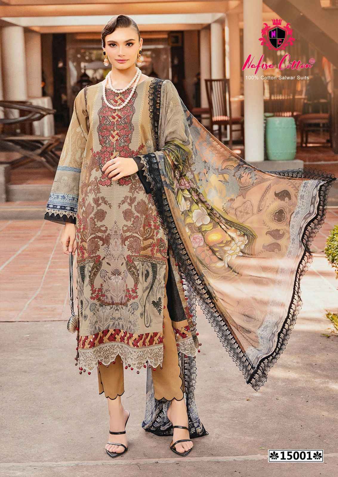 Nafisa Cotton Monsoon Vol 15 Cotton Dress Material ( 6 pcs Catalogue )