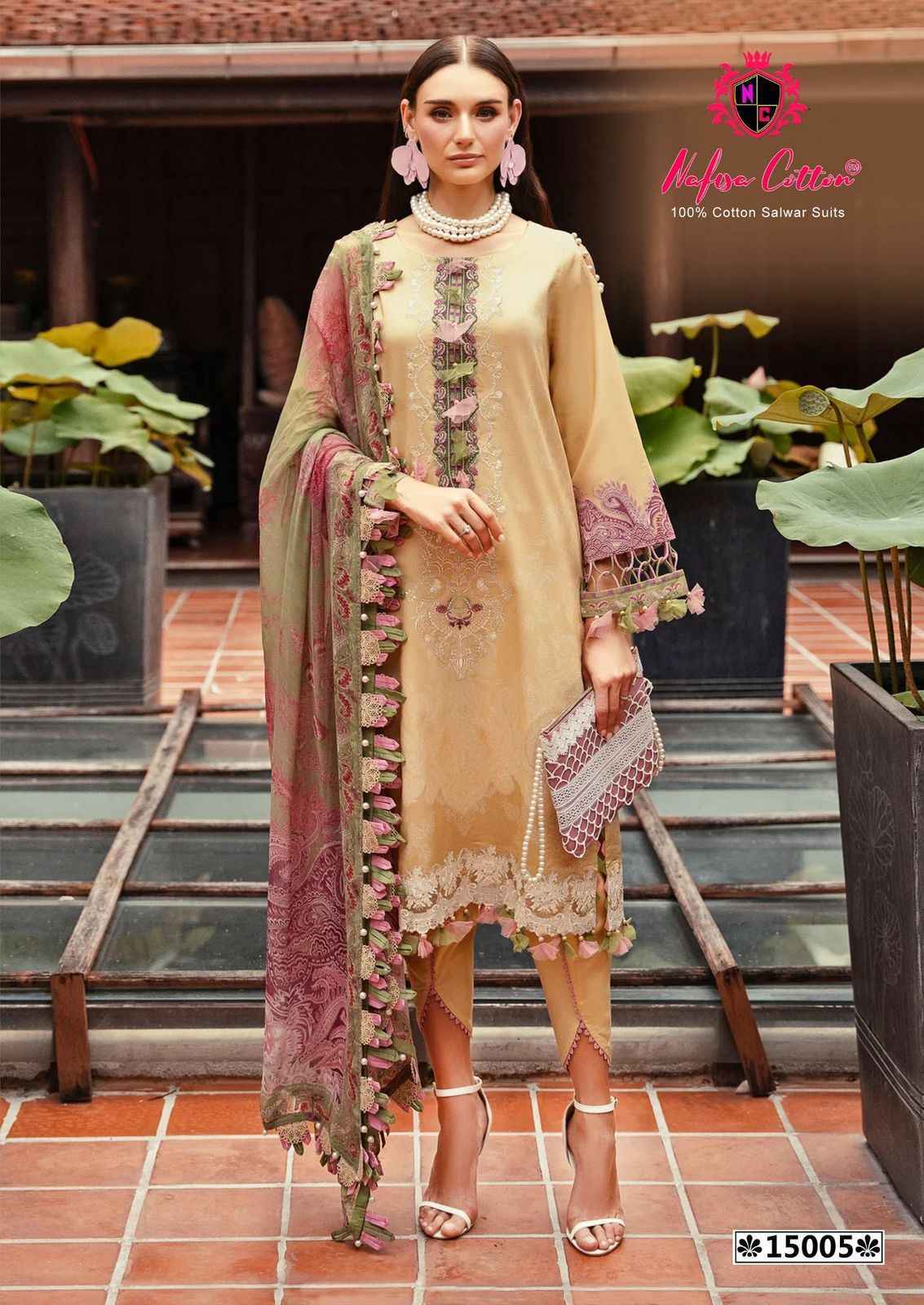 Nafisa Cotton Monsoon Vol 15 Cotton Dress Material ( 6 pcs Catalogue )