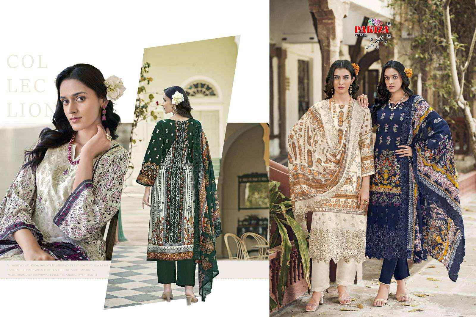 Pakiza Prints Himsa Vol 55 Heavy Chikan Work Summer Wear Suit Wholesale Price ( 10 Pcs Catalog )
