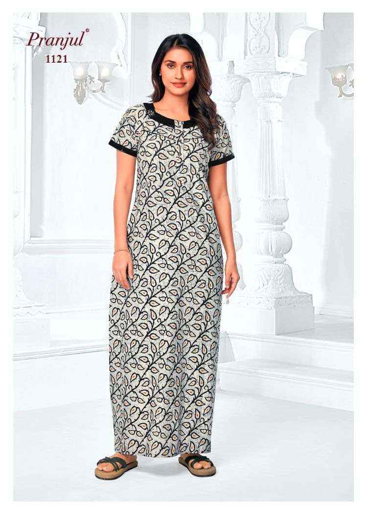 Pranjul Pragati Vol 11 Pure Cotton Nighty Surat Wholesaler  ( 30 Pcs Catalogue )