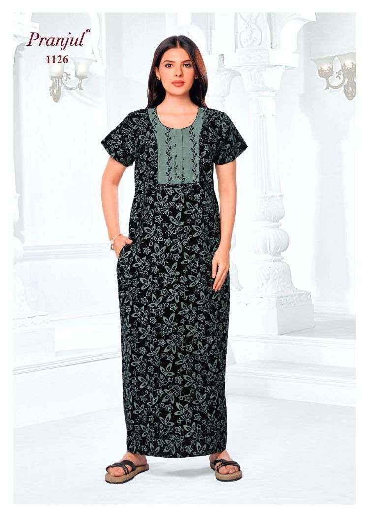 Pranjul Pragati Vol 11 Pure Cotton Nighty Surat Wholesaler  ( 30 Pcs Catalogue )
