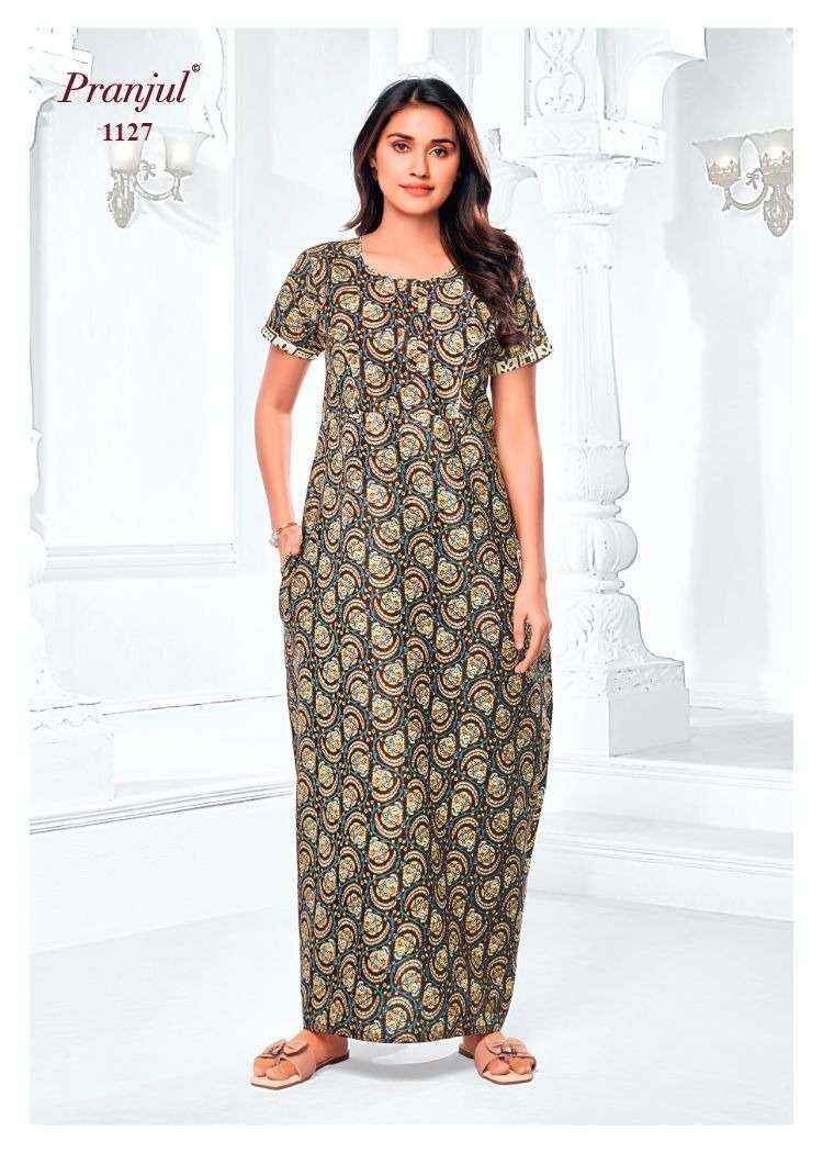 Pranjul Pragati Vol 11 Pure Cotton Nighty Surat Wholesaler  ( 30 Pcs Catalogue )