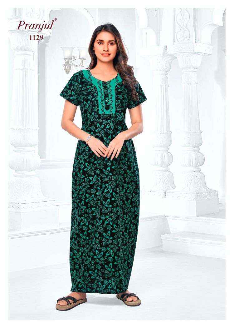 Pranjul Pragati Vol 11 Pure Cotton Nighty Surat Wholesaler  ( 30 Pcs Catalogue )