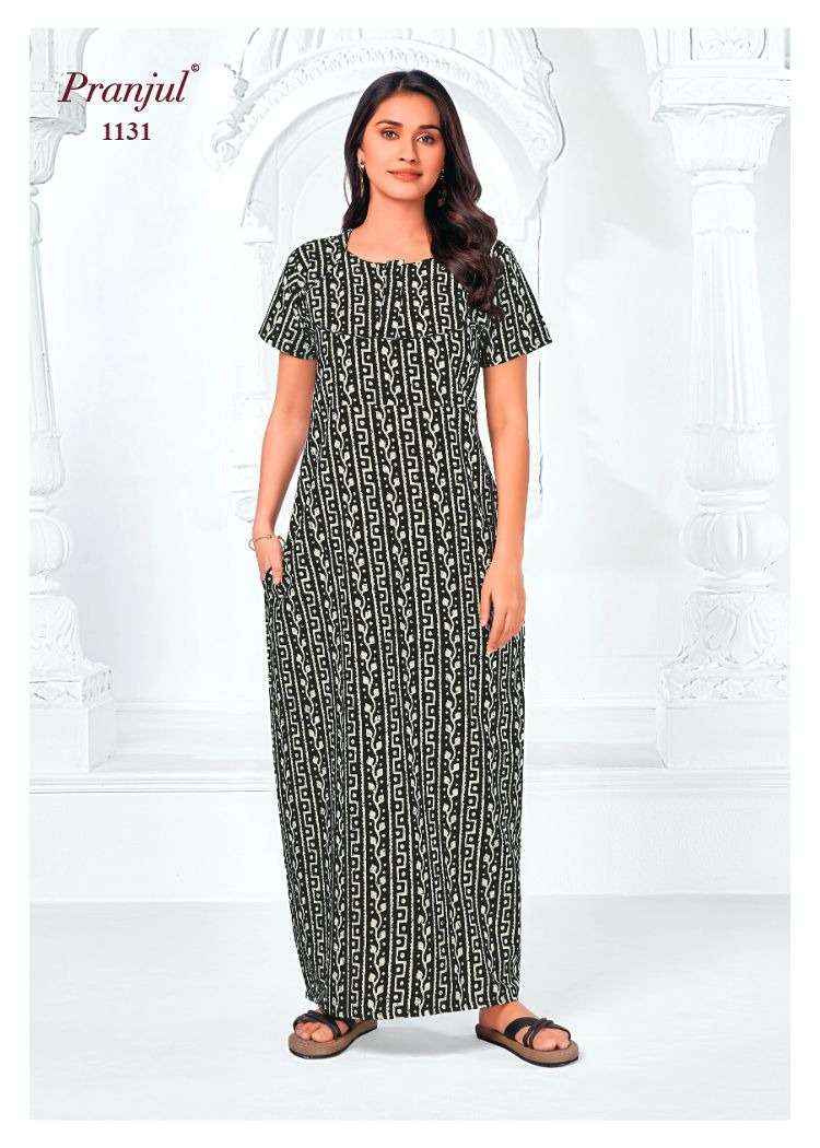 Pranjul Pragati Vol 11 Pure Cotton Nighty Surat Wholesaler  ( 30 Pcs Catalogue )
