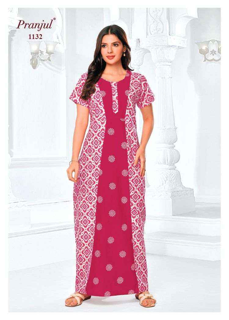 Pranjul Pragati Vol 11 Pure Cotton Nighty Surat Wholesaler  ( 30 Pcs Catalogue )