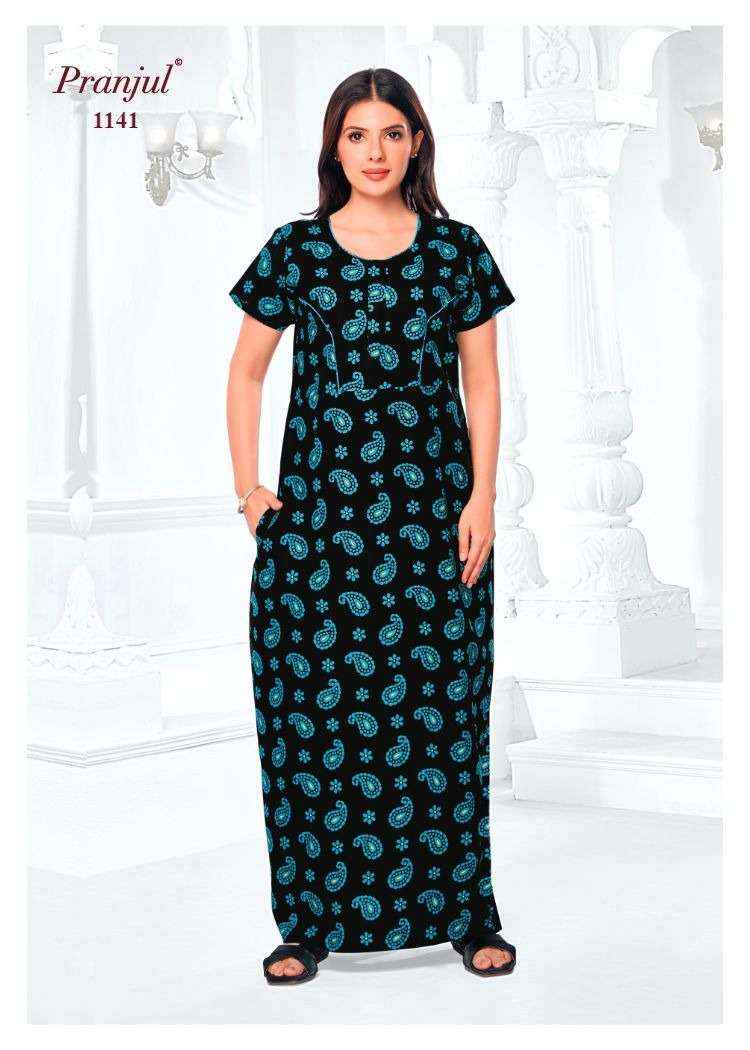 Pranjul Pragati Vol 11 Pure Cotton Nighty Surat Wholesaler  ( 30 Pcs Catalogue )
