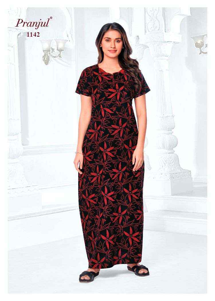 Pranjul Pragati Vol 11 Pure Cotton Nighty Surat Wholesaler  ( 30 Pcs Catalogue )