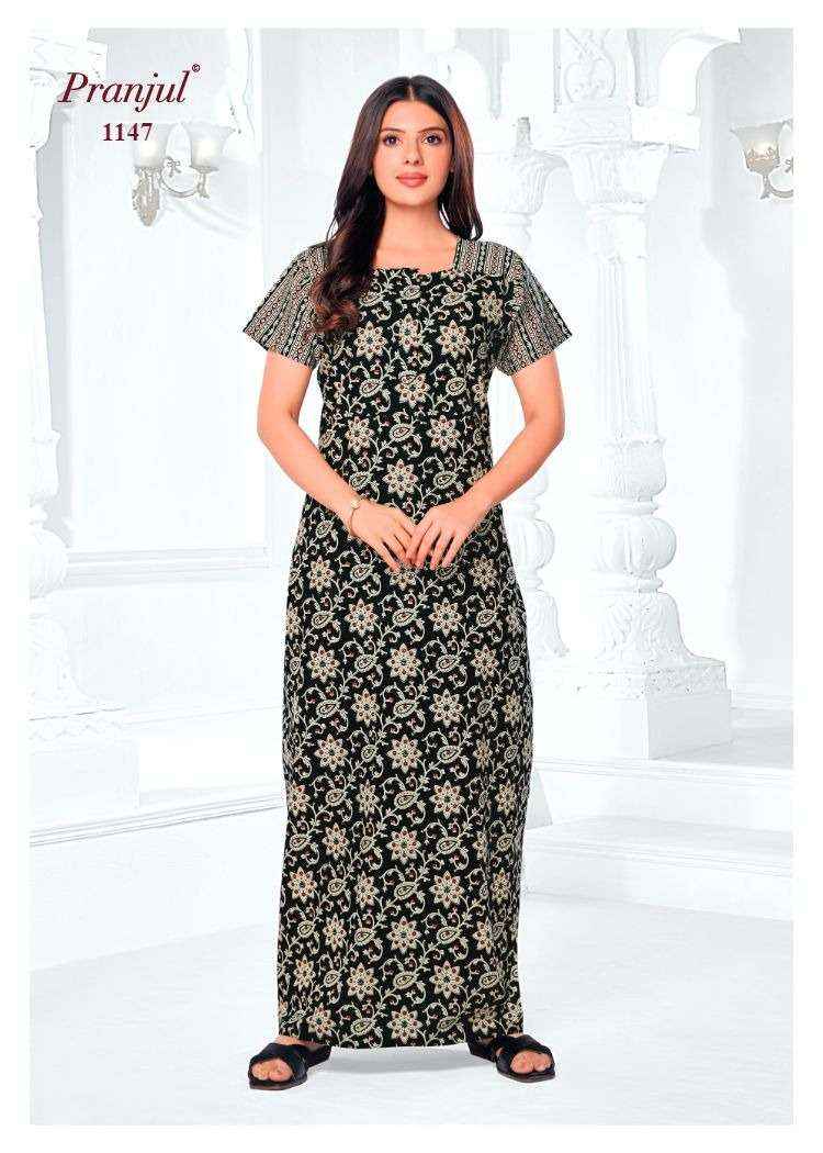 Pranjul Pragati Vol 11 Pure Cotton Nighty Surat Wholesaler  ( 30 Pcs Catalogue )