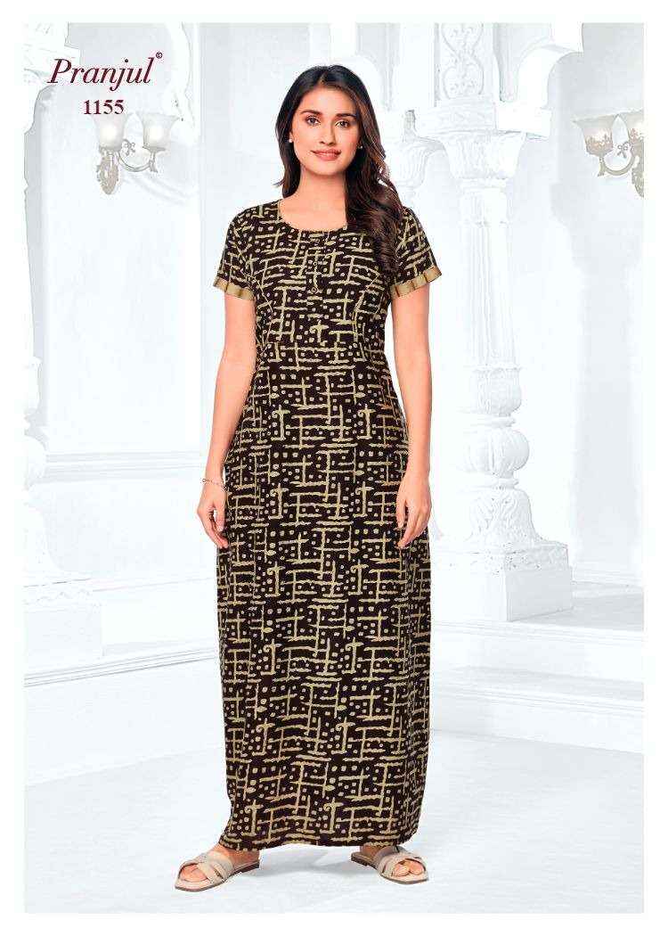 Pranjul Pragati Vol 11 Pure Cotton Nighty Surat Wholesaler  ( 30 Pcs Catalogue )