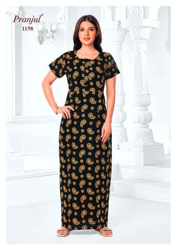 Pranjul Pragati Vol 11 Pure Cotton Nighty Surat Wholesaler  ( 30 Pcs Catalogue )