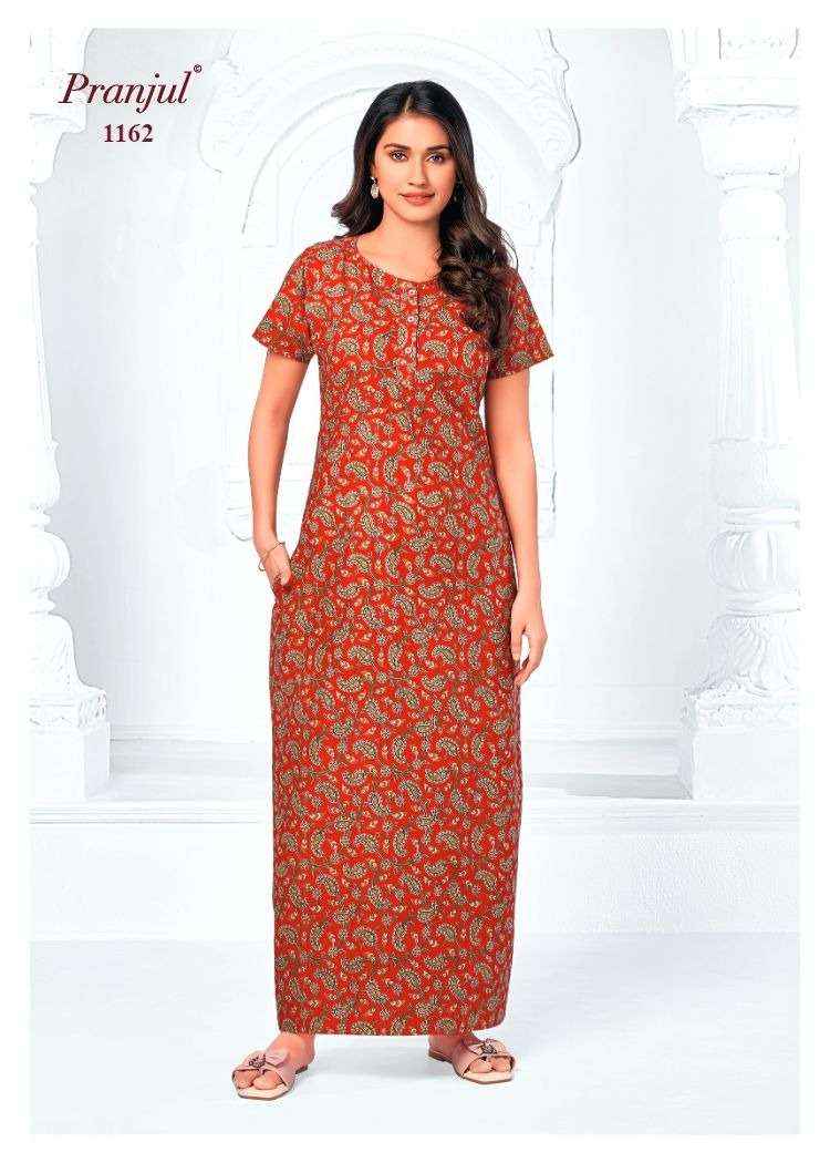 Pranjul Pragati Vol 11 Pure Cotton Nighty Surat Wholesaler  ( 30 Pcs Catalogue )