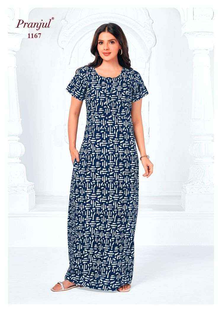 Pranjul Pragati Vol 11 Pure Cotton Nighty Surat Wholesaler  ( 30 Pcs Catalogue )