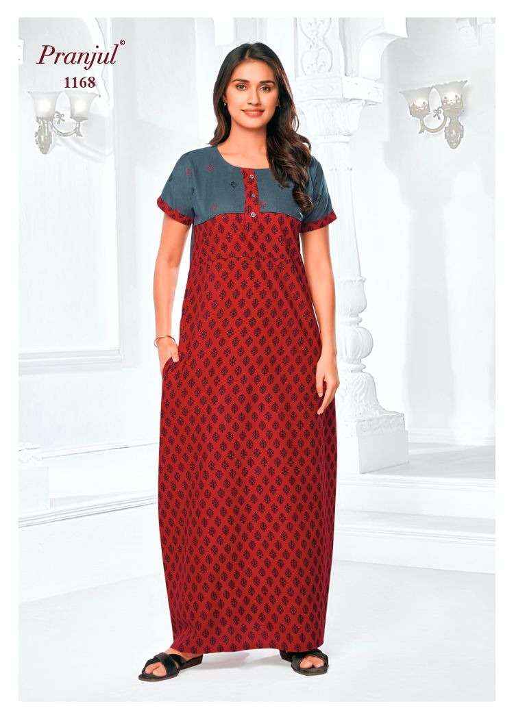 Pranjul Pragati Vol 11 Pure Cotton Nighty Surat Wholesaler  ( 30 Pcs Catalogue )