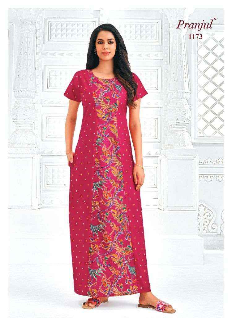 Pranjul Pragati Vol 11 Pure Cotton Nighty Surat Wholesaler  ( 30 Pcs Catalogue )