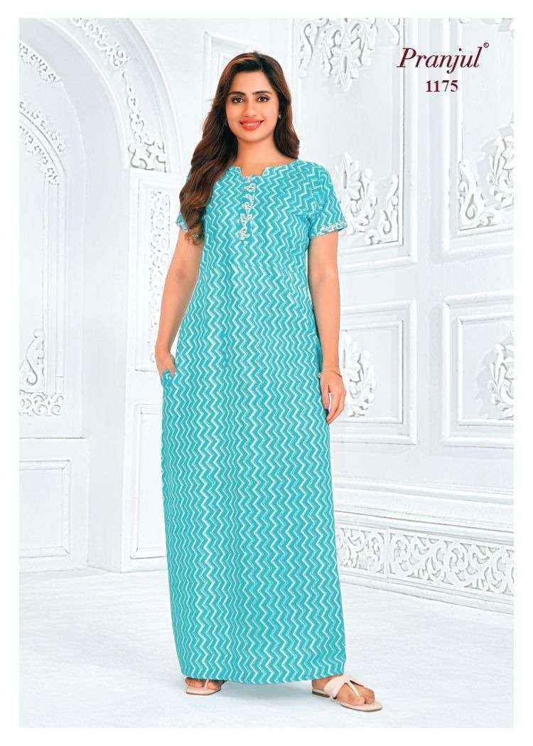 Pranjul Pragati Vol 11 Pure Cotton Nighty Surat Wholesaler  ( 30 Pcs Catalogue )