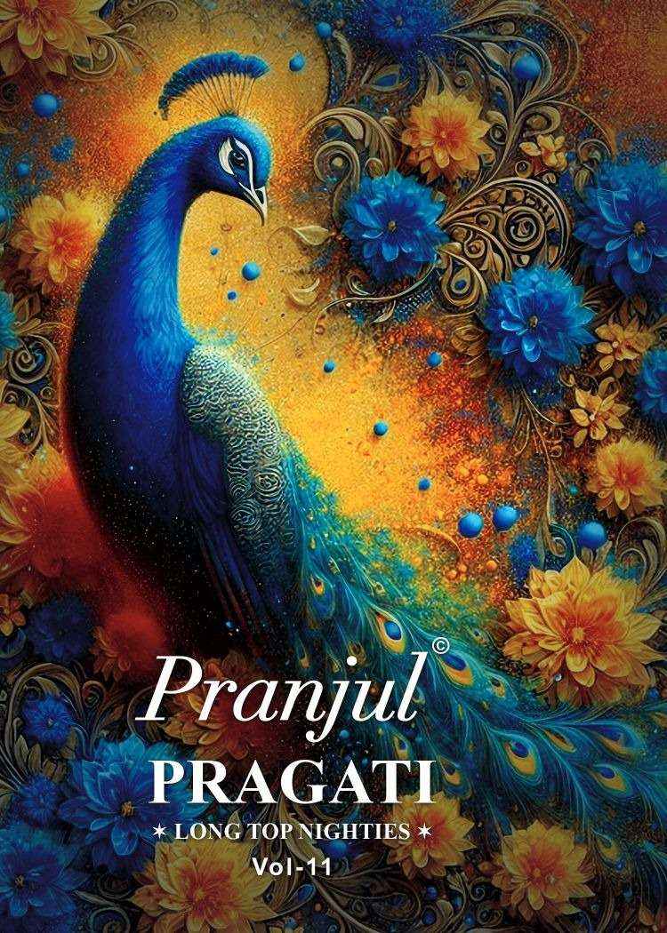 Pranjul Pragati Vol 11 Pure Cotton Nighty Surat Wholesaler  ( 30 Pcs Catalogue )