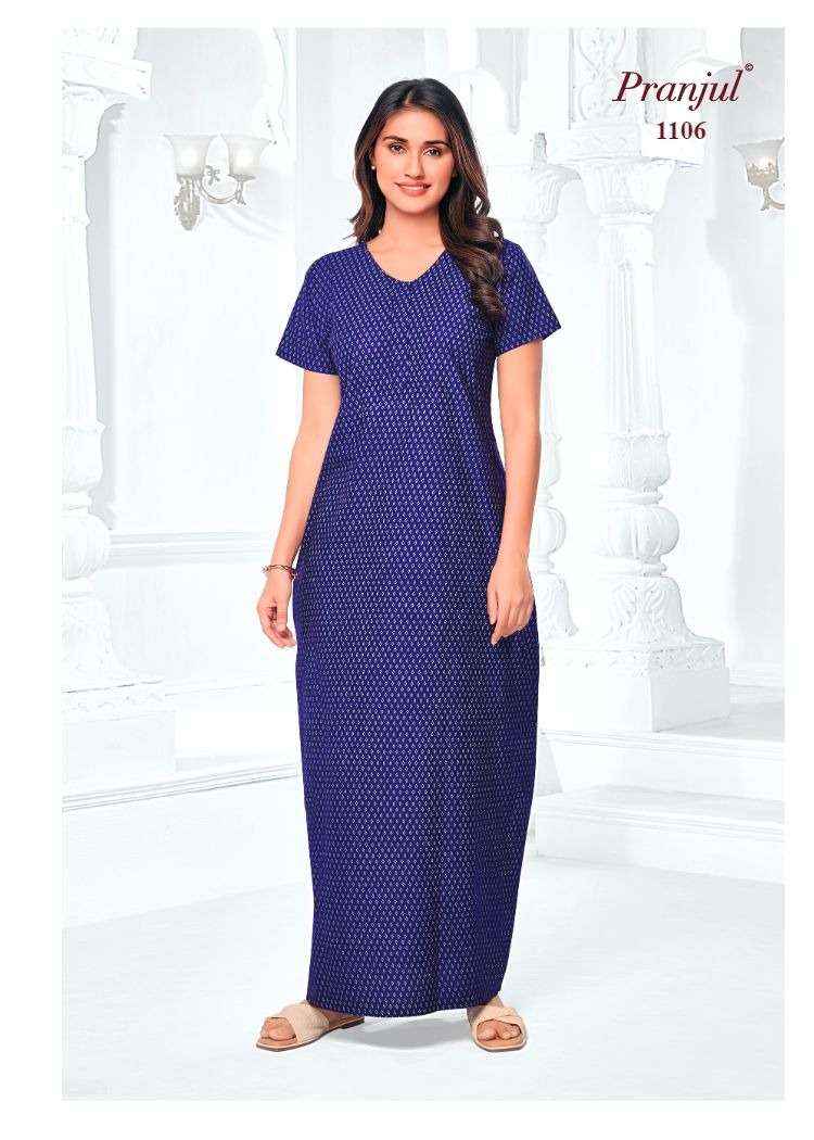 Pranjul Pragati Vol 11 Pure Cotton Nighty Surat Wholesaler  ( 30 Pcs Catalogue )