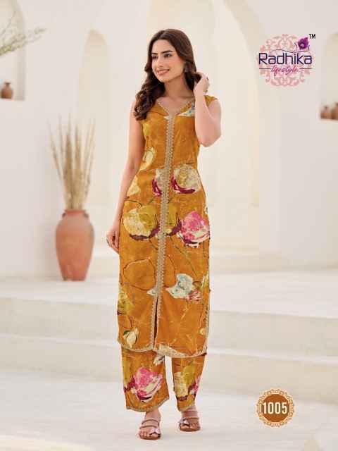Radhika Lifestyle Evergreen Vol-1 Rayon Kurti With Plazzo Wholesale Price (8 pcs Catalogue)