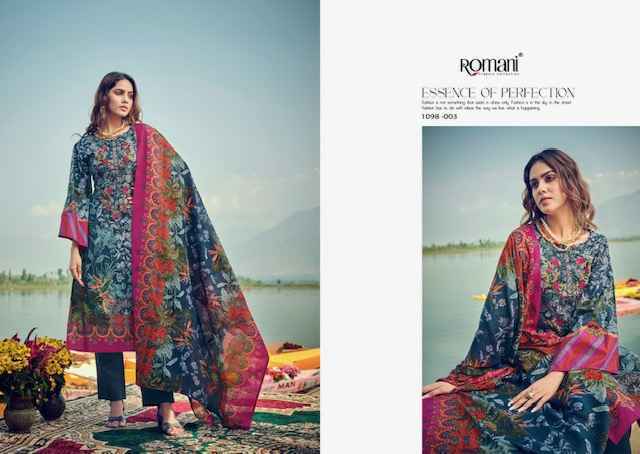 Romani Aarzu Vol-15 Cotton Dress Material wholesale Price (8 pcs Catalogue)