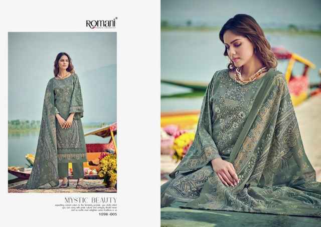 Romani Aarzu Vol-15 Cotton Dress Material wholesale Price (8 pcs Catalogue)