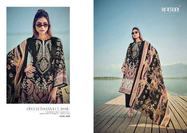 Romani Aarzu Vol-15 Cotton Dress Material wholesale Price (8 pcs Catalogue)