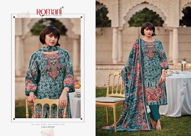 Romani Saniya Cotton Dress Material Wholesale Price ( 8 pcs Catalogue )