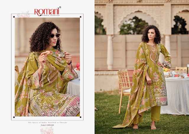 Romani Saniya Cotton Dress Material Wholesale Price ( 8 pcs Catalogue )