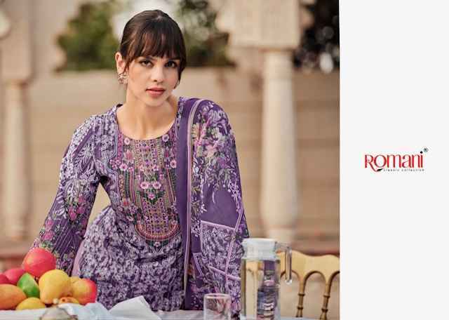 Romani Saniya Cotton Dress Material Wholesale Price ( 8 pcs Catalogue )
