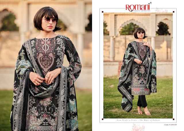 Romani Saniya Cotton Dress Material Wholesale Price ( 8 pcs Catalogue )