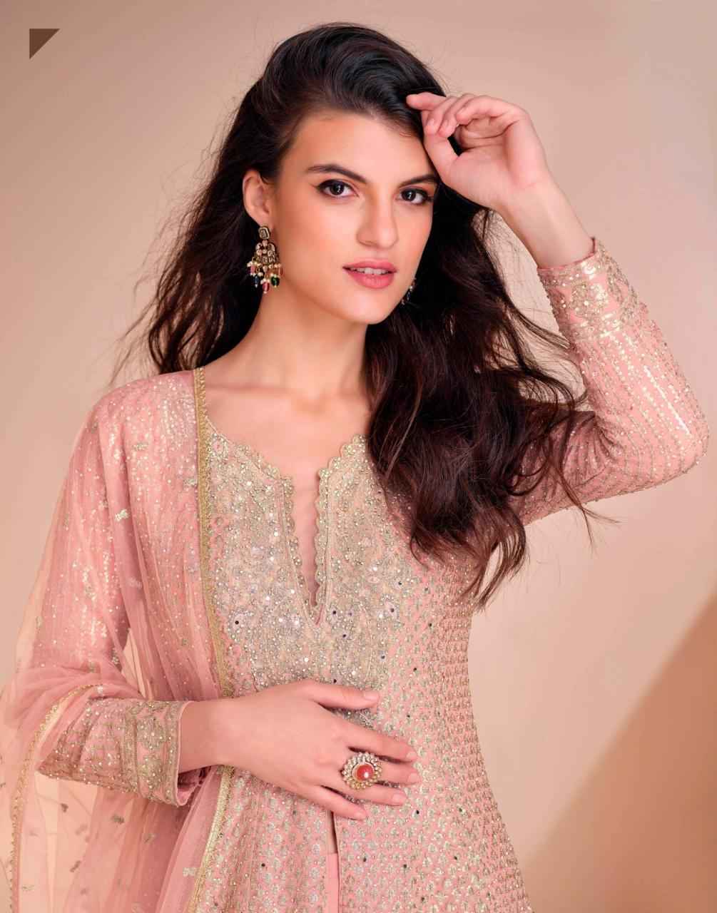 Sayuri Designer Aayna Nx Readumade Georgette Suit Wholesale Price ( 2 Pcs Catalog )
