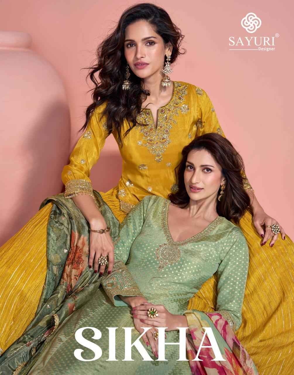 Sayuri Designer Sikha Readymade Viscouse Organza Silk Suit Wholesale Price ( 3 Pcs Catalog )