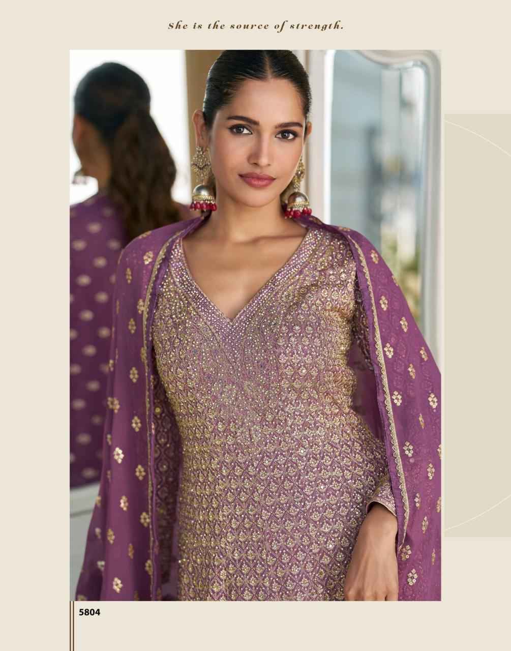 Sayuri Designer Virasat Readymade Georgette Suit Wholesale Price ( 3 Pcs Catalog )