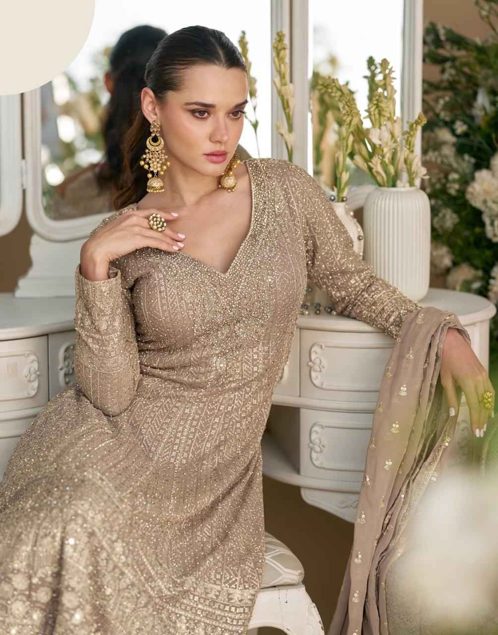Sayuri Designer Virasat Readymade Georgette Suit Wholesale Price ( 3 Pcs Catalog )