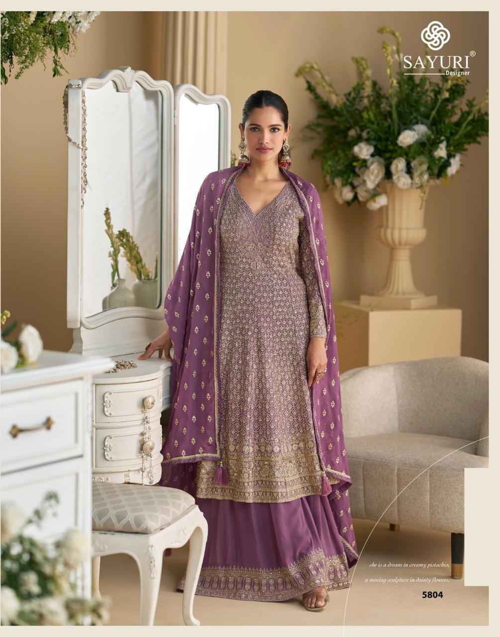 Sayuri Designer Virasat Readymade Georgette Suit Wholesale Price ( 3 Pcs Catalog )