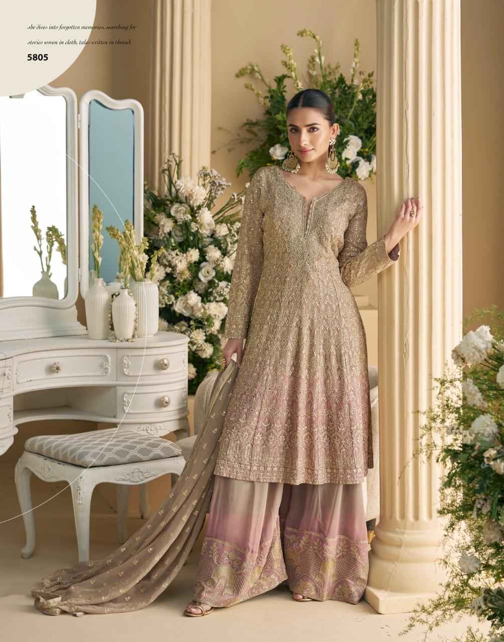 Sayuri Designer Virasat Readymade Georgette Suit Wholesale Price ( 3 Pcs Catalog )