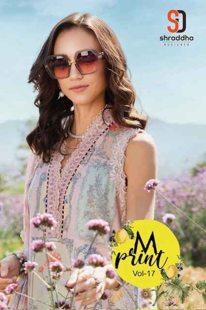 Shraddha Designer M Print Vol 17 Pakistani Lawn Cotton Dress Material ( 4 pcs Catalogue )