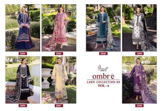 Shree Fabs Ombre 25 Vol 4 Cotton Dress Material - Wholesale Factory (7 pcs Catalogue)