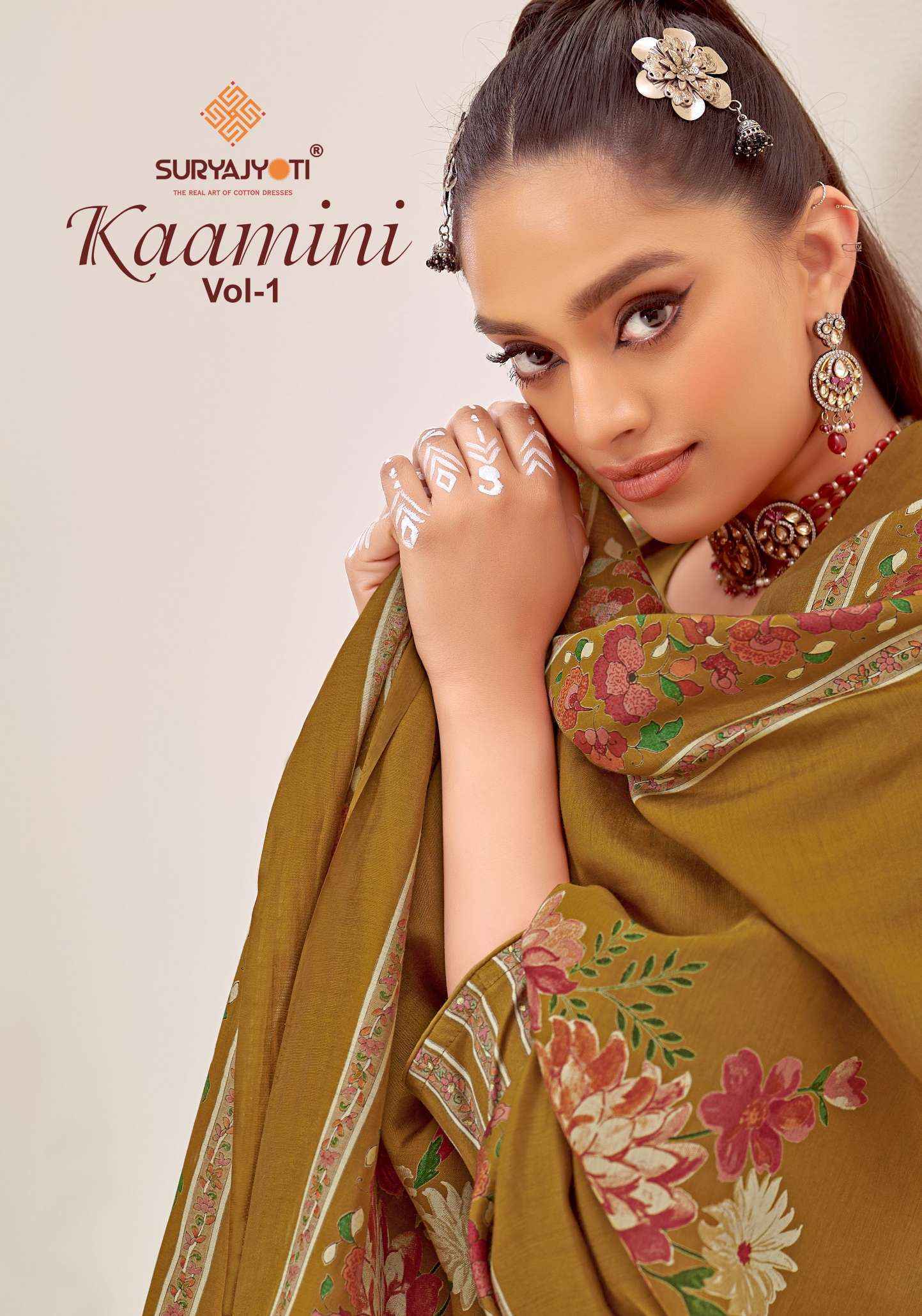 Suryajyoti Kaamini Vol-1 - Jam Satin Dress Material Wholesale Price (6 pcs Catalogue)