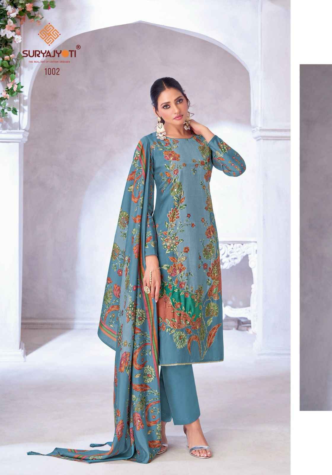 Suryajyoti Kareena Vol 1 Cotton Salwar Kameez Wholesale Price ( 6 Pcs Catalog )