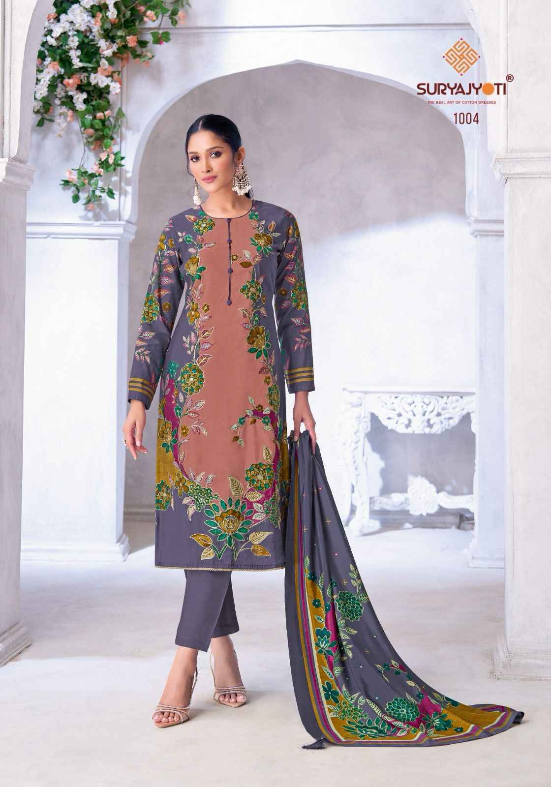 Suryajyoti Kareena Vol 1 Cotton Salwar Kameez Wholesale Price ( 6 Pcs Catalog )