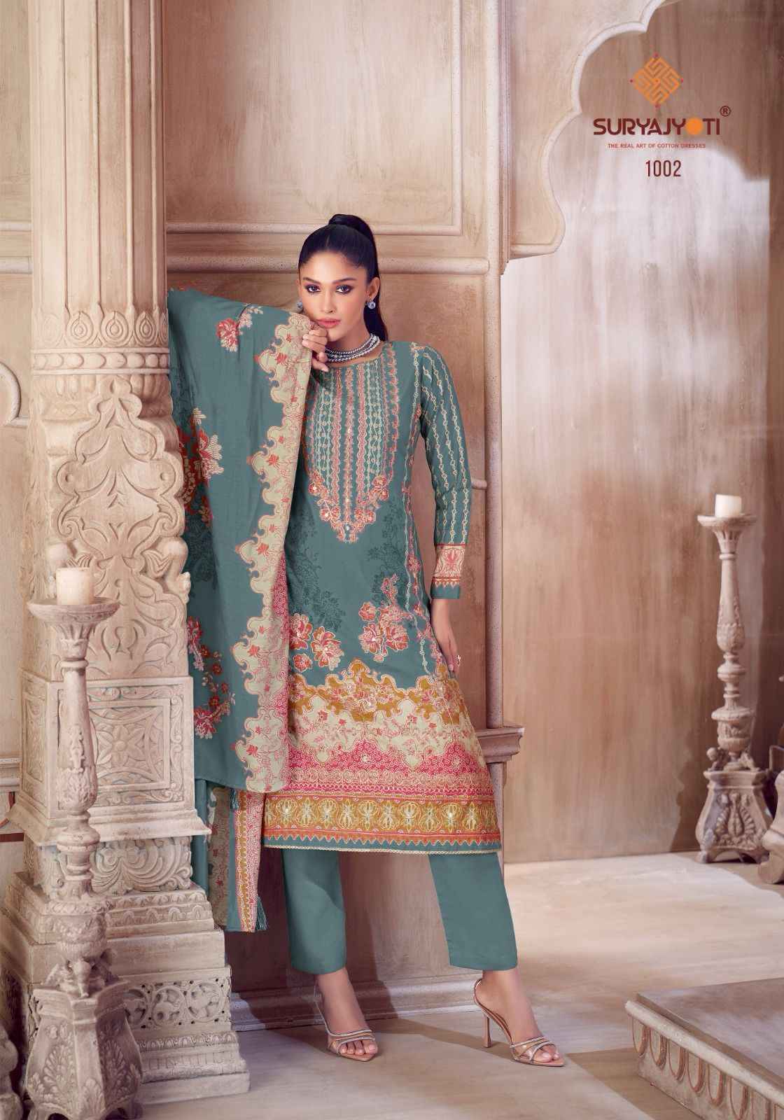 Suryajyoti Kimora Vol 1 Cotton Salwar Kameez Wholesale Price ( 6 Pcs Catalog )