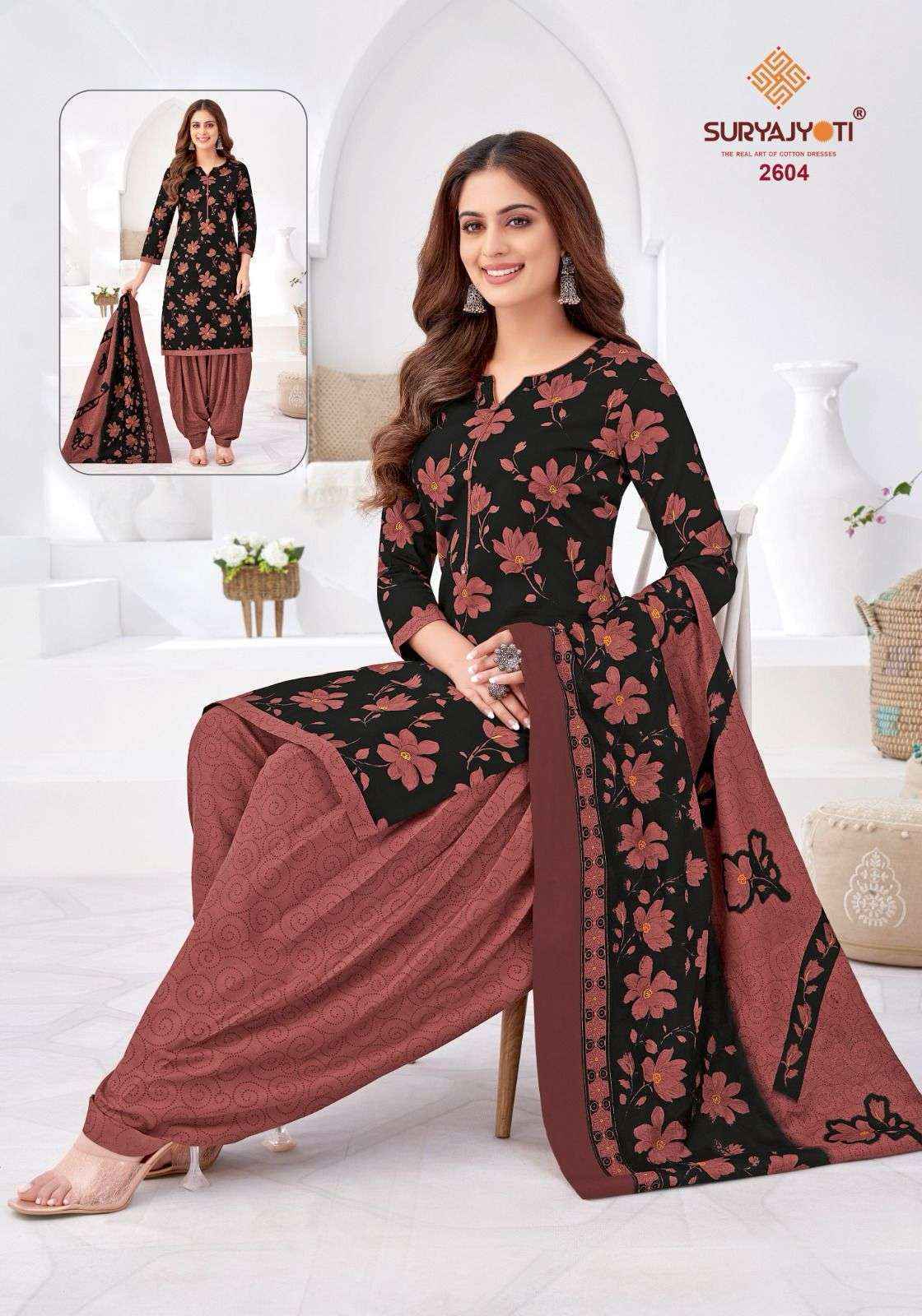 Suryajyoti Patiala Kudi Vol 26 Cotton Dress Material - Surat Wholesale Market ( 10 pcs Catalogue )