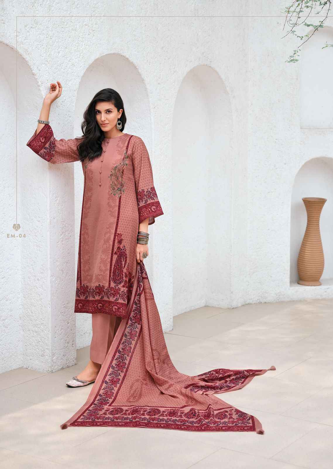 Varsha Fashion Ember Excel Cotton Dress Material ( 4 pcs Catalogue )