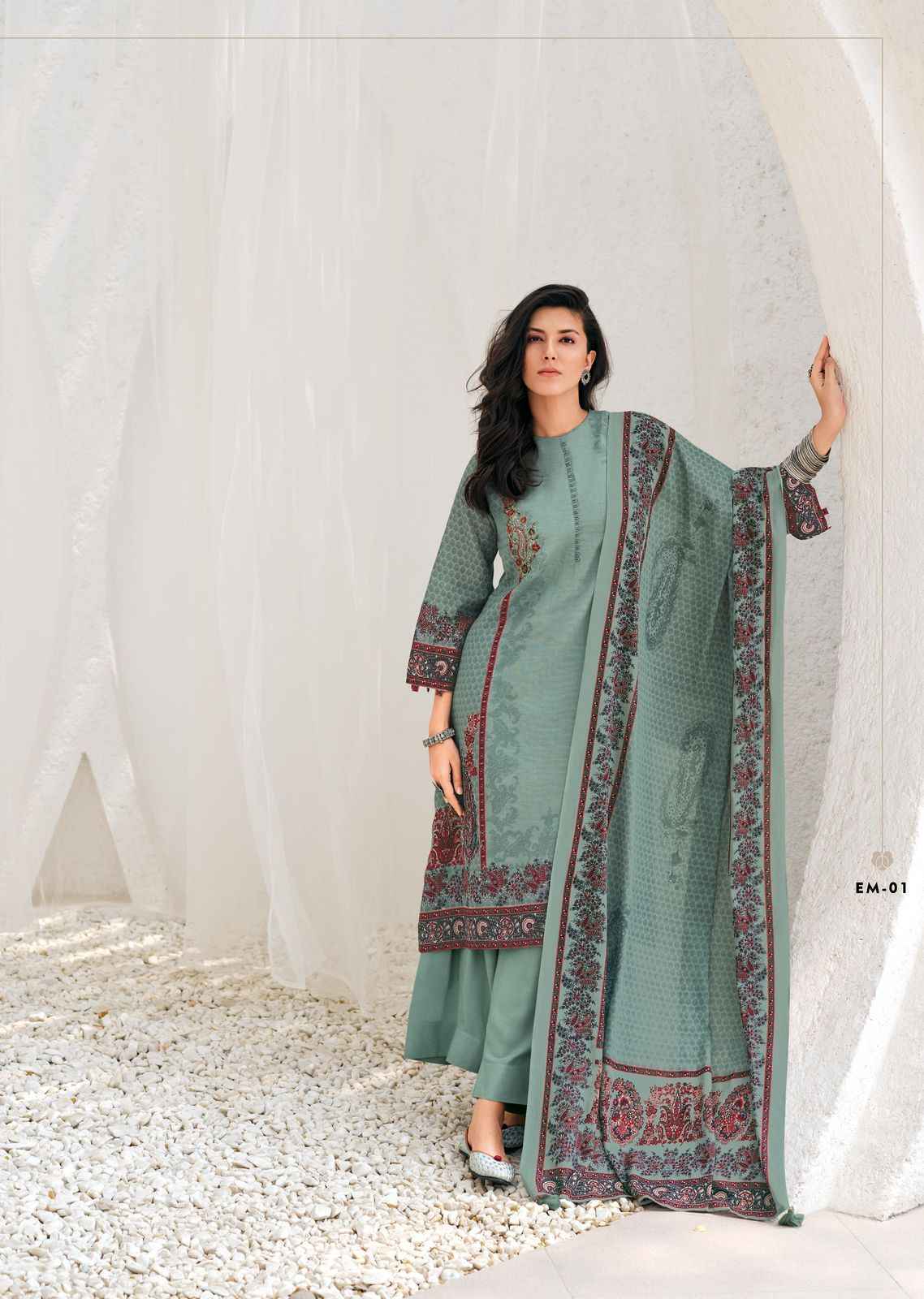 Varsha Fashion Ember Excel Cotton Dress Material ( 4 pcs Catalogue )