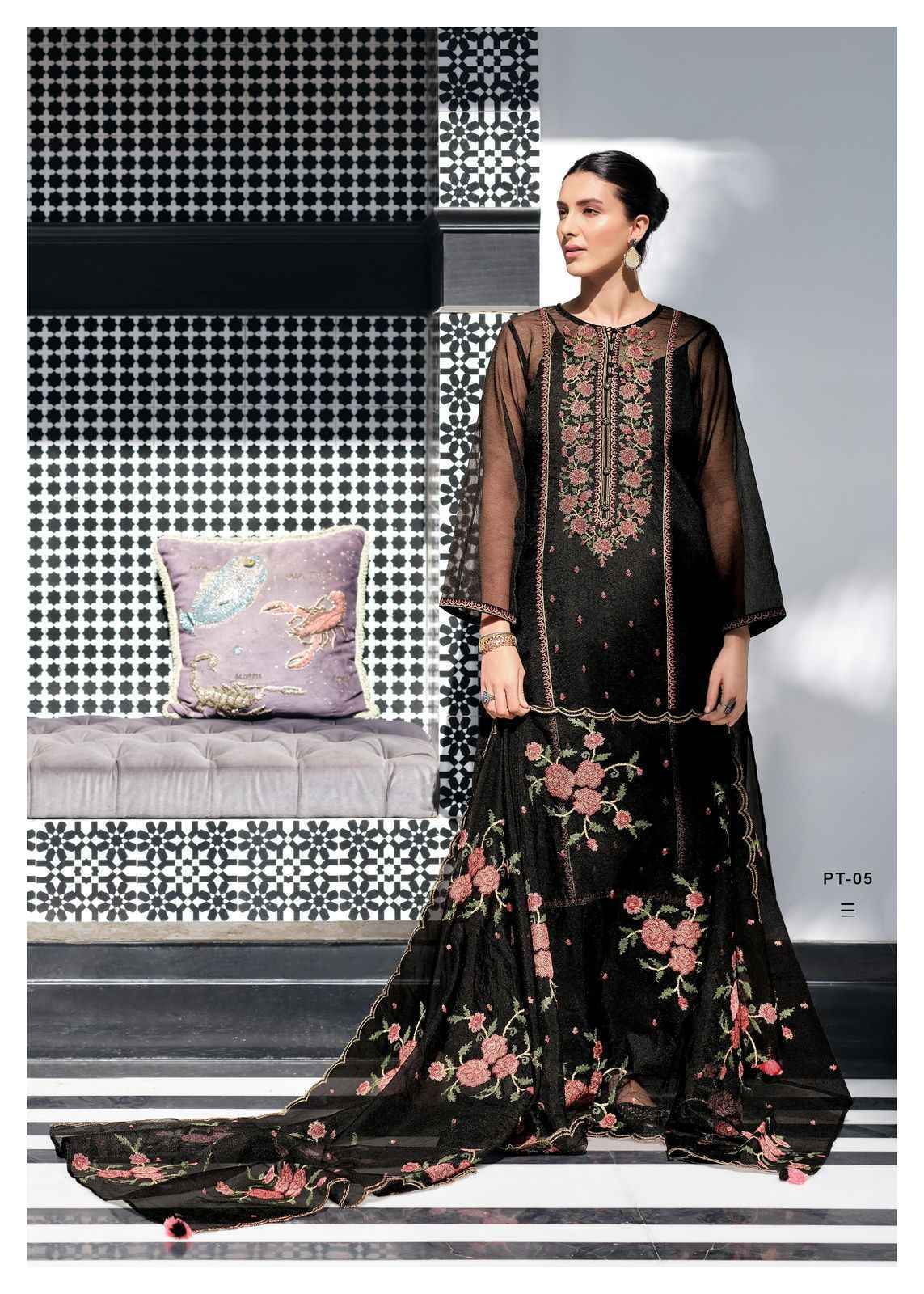 Varsha Fashion Petals Super Net Dress Material Wholesale Price ( 6 pcs Catalogue )