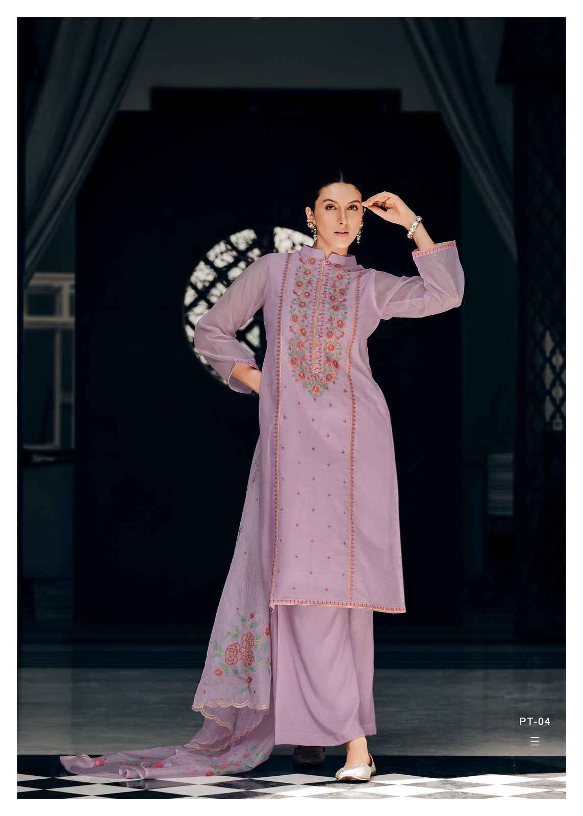 Varsha Fashion Petals Super Net Dress Material Wholesale Price ( 6 pcs Catalogue )