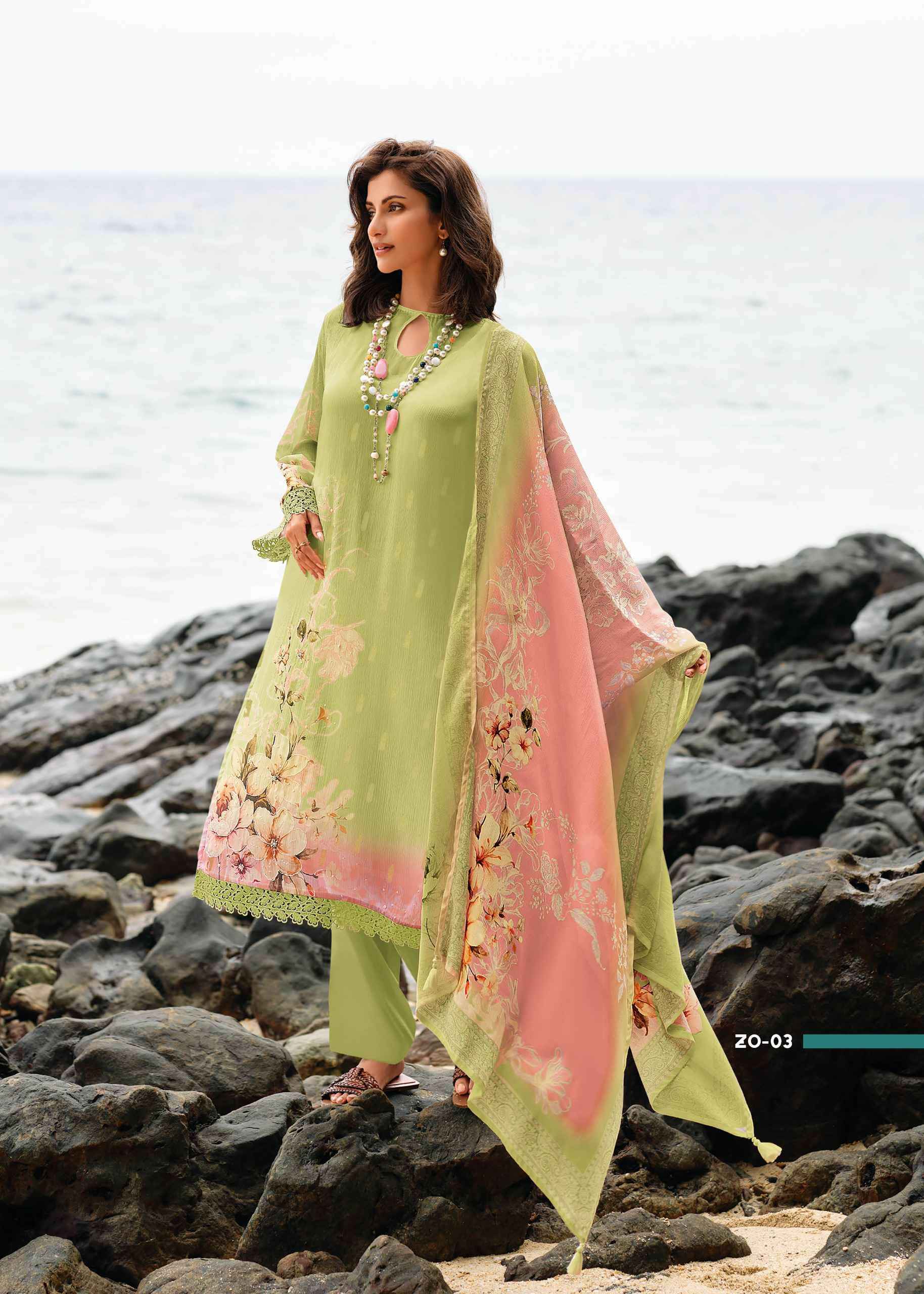 Varsha Zanoor Exclusive Designer Cotton Ladies Dress Wholesale Price ( 4 Pcs Catalog )
