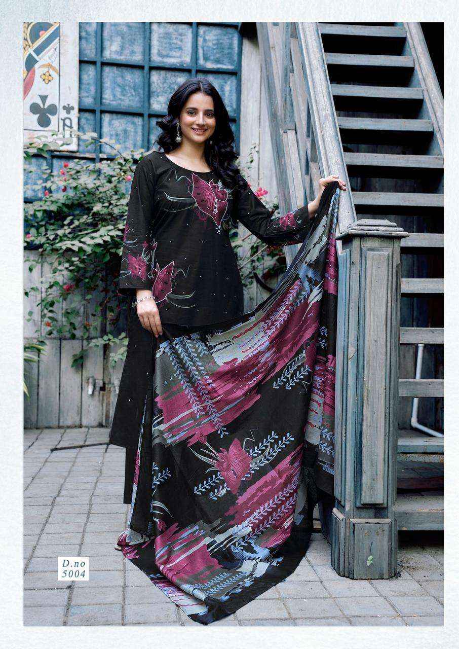 Yashika Dua Vol 5 Pure Cotton With Hand Work Salwar Kameez ( 8 Pcs Catalogue )
