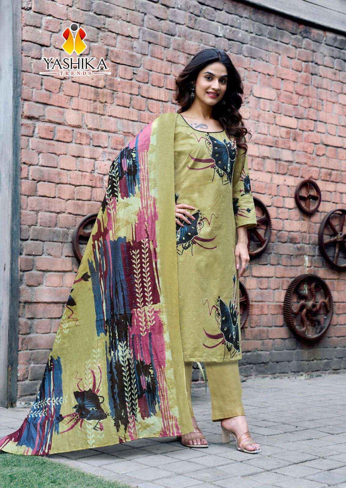 Yashika Dua Vol 5 Pure Cotton With Hand Work Salwar Kameez ( 8 Pcs Catalogue )